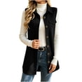 thumbnail image 2 of Women's Vintage Solid Color Button Fashion Casual Lapel Cardigan Jacket Top For Everyday Style, 2 of 9
