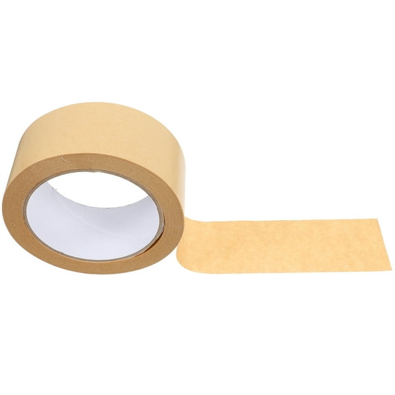 AURARMLET Clear Packing Tape Kraft Sealing Tape Strong Adhesive No Warping Edge for General Use 1 Set