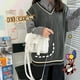 thumbnail image 3 of Bolsa de lona de estilo japonés para mujer de hombro Ehuebsd Kawaii con bordado divertido de oso bandolera de Estudiante, 3 of 9