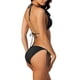 thumbnail image 5 of ¡Rebajas! Conjuntos de bikini Prolriy para mujer, bikini de dos piezas con cordones, color liso, talla XL, negro., 5 of 7