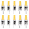 thumbnail image 1 of 10 bombillas LED de silicona G4 mini para el hogar, 1,5 W, 12 V CA, para iluminación de coche, armario, hotel., 1 of 14