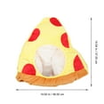 thumbnail image 2 of 1pc Mardi Gras Decoración de fiesta Pizza Cubierta de cabeza Carnaval Pizza de peluche Hat, 2 of 5
