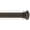 Bronze, variant on Urbanest Adjustable Single Curtain Rod Set Forged Iron Button Finials – 3/4-Inch Diameter, With Antique Brass Rod, 28–48 Inches