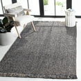 thumbnail image 2 of SAFAVIEH Natural Fiber Crawford Abstract Area Rug, Charcoal/Natural, 6' x 9', 2 of 7