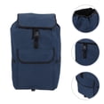 thumbnail image 4 of Bolsa para carrito de compras, plegable, de repuesto, de tela Oxford, impermeable, con bolsillos laterales. El color puede variar., 4 of 8
