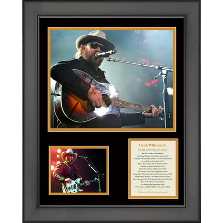 

Framed Hank Williams Jr 12x15 Music Photo Collage
