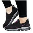 thumbnail image 3 of Guttear Women's Athletic Shoes Arch Support Non Slip Work Shoes Breathable Knit Upper Lightweight Shoes, 3 of 9