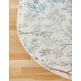 thumbnail image 4 of Rugs.com Blossom Collection Rug – 5' x 8' Oval Ivory Medium Rug Perfect For Living Rooms, Large Dining Rooms, Open Floorplans, 4 of 9