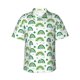 thumbnail image 1 of Fotbe St. Patrick's Day rainbows Camisa Hawaiana para Hombre Unisex – Camisa Casual de Verano con Botones de Manga Corta de Algodón y Lino,3X-Large, 1 of 7