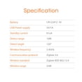 thumbnail image 3 of 2.4GHz Tuya ZigBee Cuerpo humano PIR Sensor de movimiento Detector de seguridad de carga USB, 3 of 5