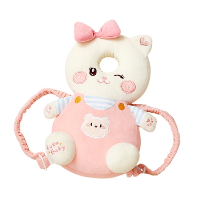 Mochila Protectora Para La Cabeza Del Bebé, Reposacabezas Con Forma De Animal Para Niños Que Caminan Gato