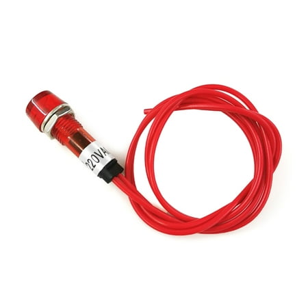 

220V/380V Flat Head Indicator Water Boilers Flush Panel Mount Signal Lamp