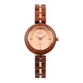 thumbnail image 2 of Grabado, reloj de de madera personalizado para aniversario, cumpleaños, graduación, regalo para Mun, esposa, novia sándalo rojo Salvador reloj de pulsera de mujer, 2 of 8