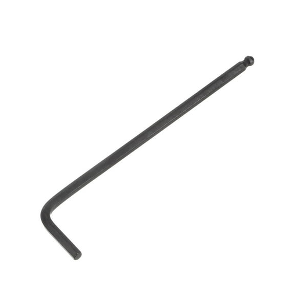 Uxcell 5/32" Ball End Hex Key Wrench, L Shaped Long Arm CR-V Repairing Tool, Black