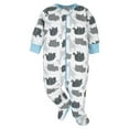 Onesies Brand Baby Boy Sleep 'n Plays Footed Pajamas, 4Pack (Newborn