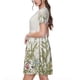thumbnail image 2 of Disketp Herbs and Wildflowers para Vestido de Manga Corta para Mujeres, Vestidos de Verano para Mujeres, Casual y Holgado para la Playa, 2 of 6