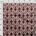 thumbnail image 2 of oneOone Cotton Poplin Maroon Fabric Ethnic Ikat Sewing Craft Projects Fabric Prints By Yard 56 Inch Wide, 2 of 4