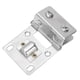 thumbnail image 4 of Soporte de abrazadera para bisagra de puerta de vidrio de acero inoxidable: clip unilateral en forma de S, sin perforaciones, 4 of 10