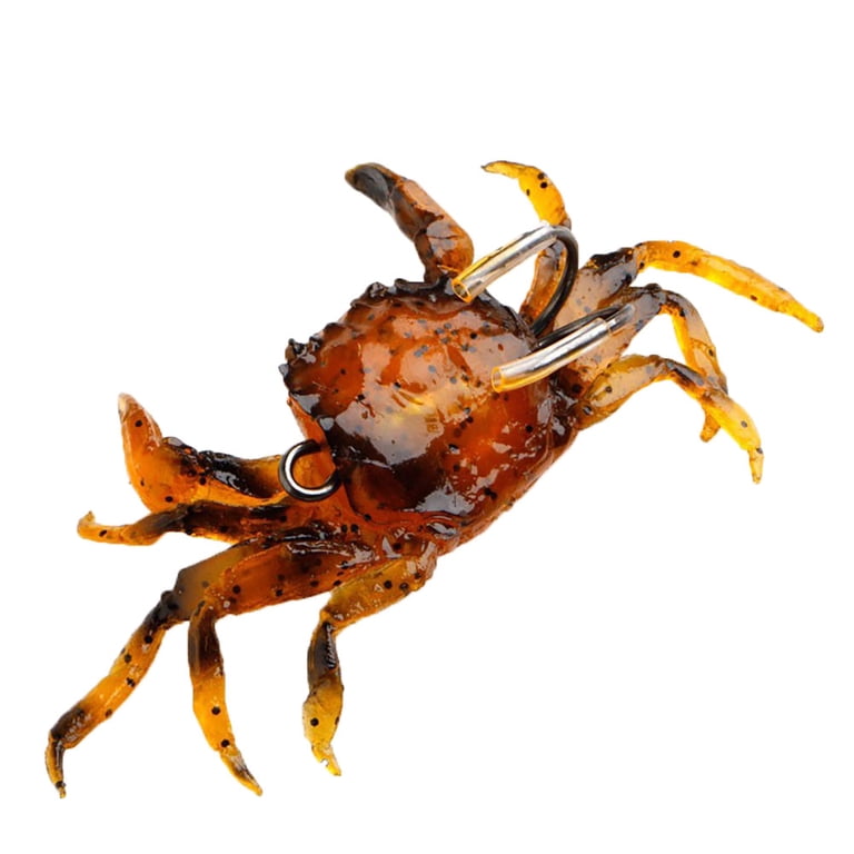 crab hooks sea fishing Gamakatsu J60 Pattern Hook Space Coast Flies And choose our item 3Pcs 3D Simulation Crab Soft