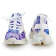 thumbnail image 4 of Purple Flowers Beautiful Walking Shoes for Men Woman Lightweight Tennis Fashion Elastic Sports Shoes Cushion Basketball Shoes, 4 of 7