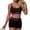 266#Black, variant on Women Two Piece Athletic Swimsuits Sporty Bikini Sets Color Block Sporty Crop Top with Boy Shorts Bathing Suits Black M