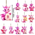 thumbnail image 2 of ¡Gran oferta de XIUH! Colgante navideño exclusivo 2024 con 12 obsequios que incluyen lindas muñecas de dragón en 2D y asombrosos colgantes navideños de la serie Festive Dragon., 2 of 8