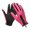 Rose Red, variant on Sinknap Zipper Winter Thermal Sports Gloves, Polyester Spandex Anti‑Slip Palm Windproof Gloves for Skiing Snowboarding Hiking Outdoor Activities Rose Red M