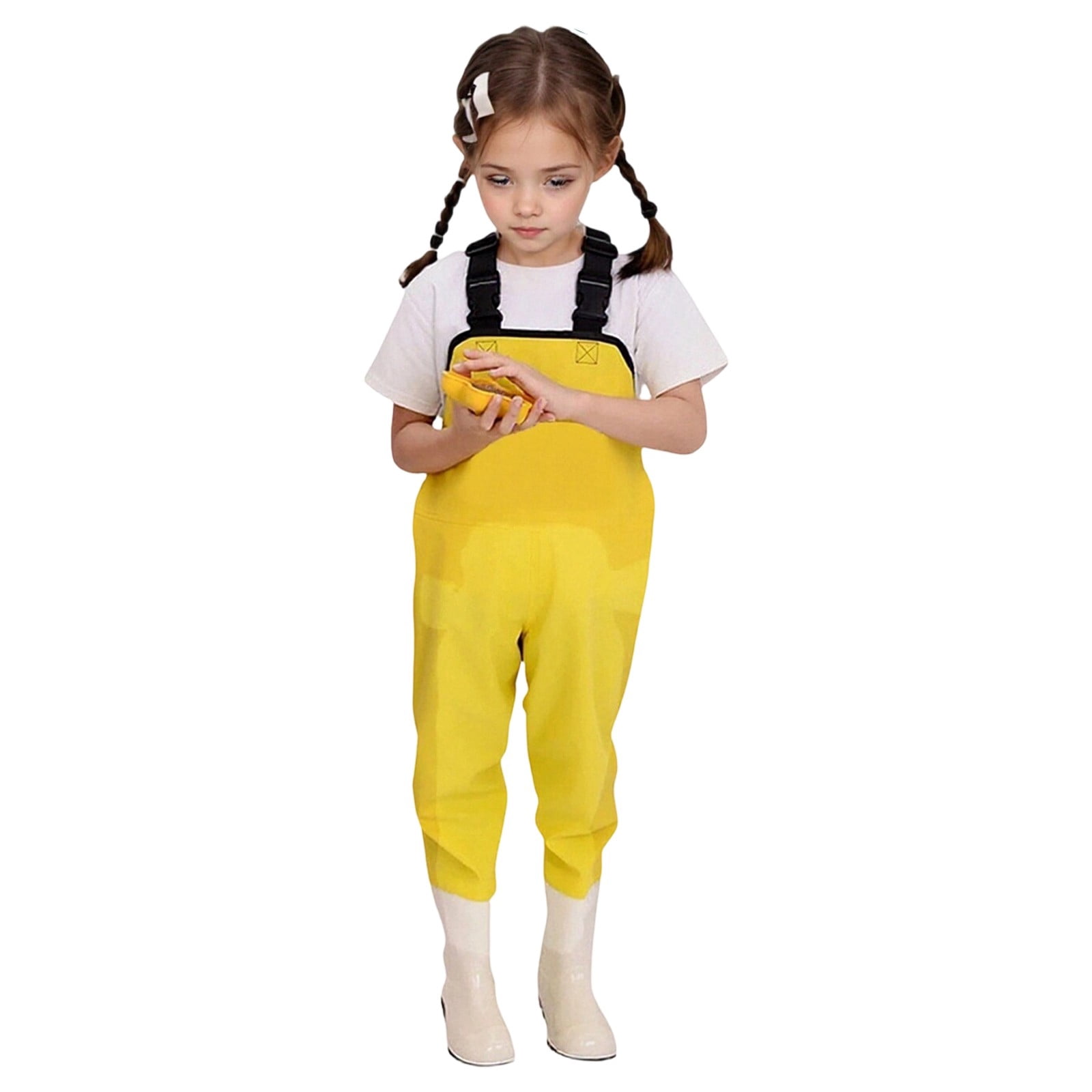 Ulitacool Boys Romper 7.5-8 Years Sleeveless Water Play Onesies Outdoor Beach Sand Surf Rainwear Gear For Toddlers Kids Round Neck Jumpsuit Simple Clothing Yellow