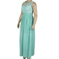 thumbnail image 3 of WTXUE Maxi Dress, Elegant Bridesmaid Coral Guest Women Applique Lace Dress Wedding Dresses Women's Dress, Plus Size Dress, Green Dress, Green 5XL, 3 of 9