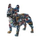 thumbnail image 4 of Estatua francesa, estatua de animal, estante, decoración, artesanía de resina, escultura artística de grafiti para Estilo C, 4 of 9