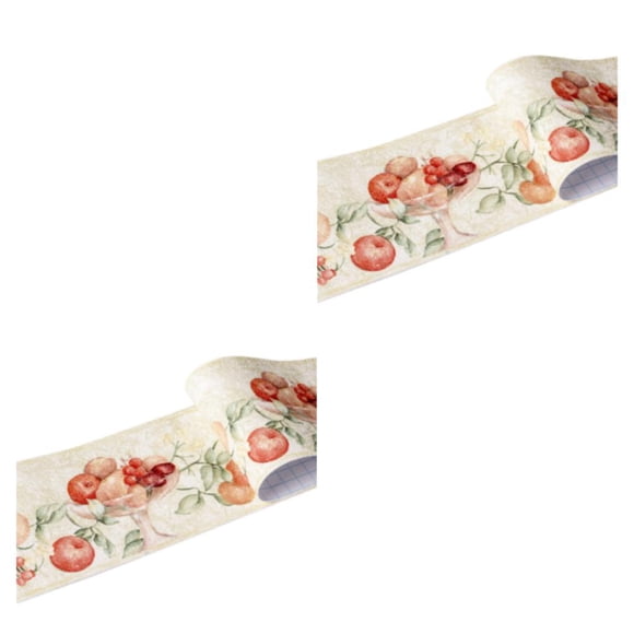 Billuyoard Línea de cintura impermeable de PVC duradera para pared, papel tapiz de moda Retro exquisito para decoración para sala de estar Type8 NO8