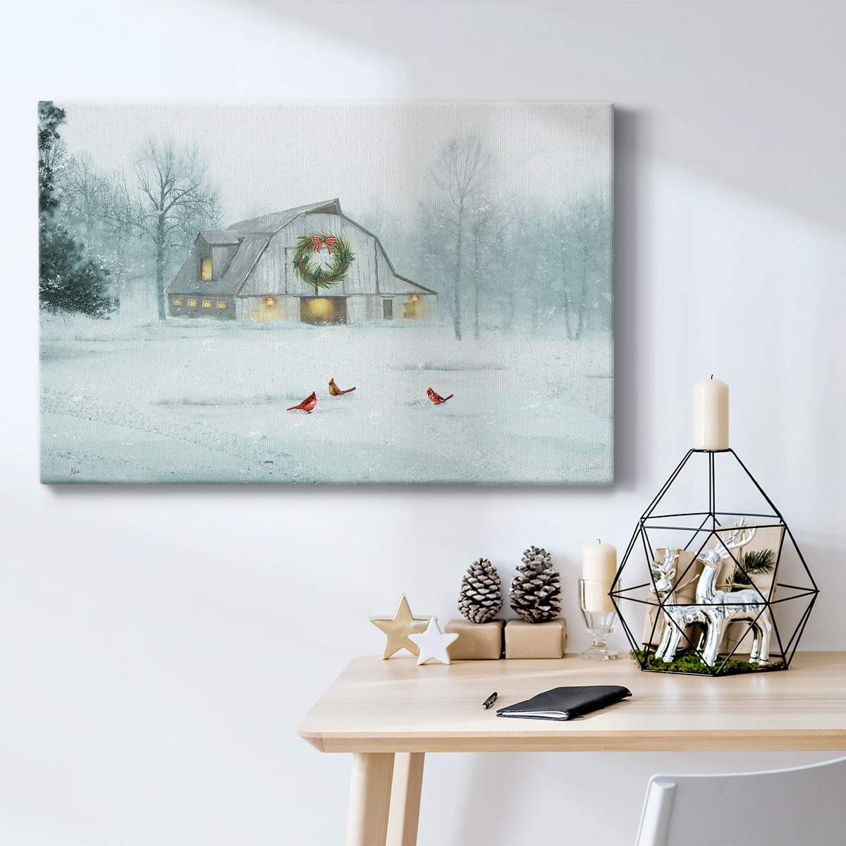 White Winter Wonderland- Gallery Wrapped Canvas