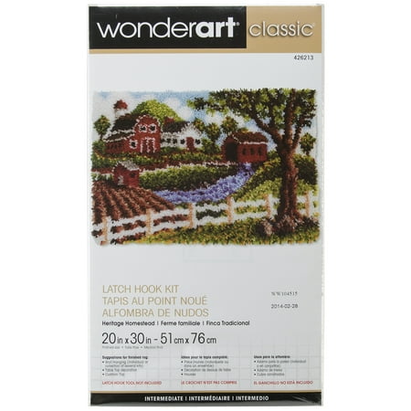 - Wonderart Classic Latch Hook Kit, 20