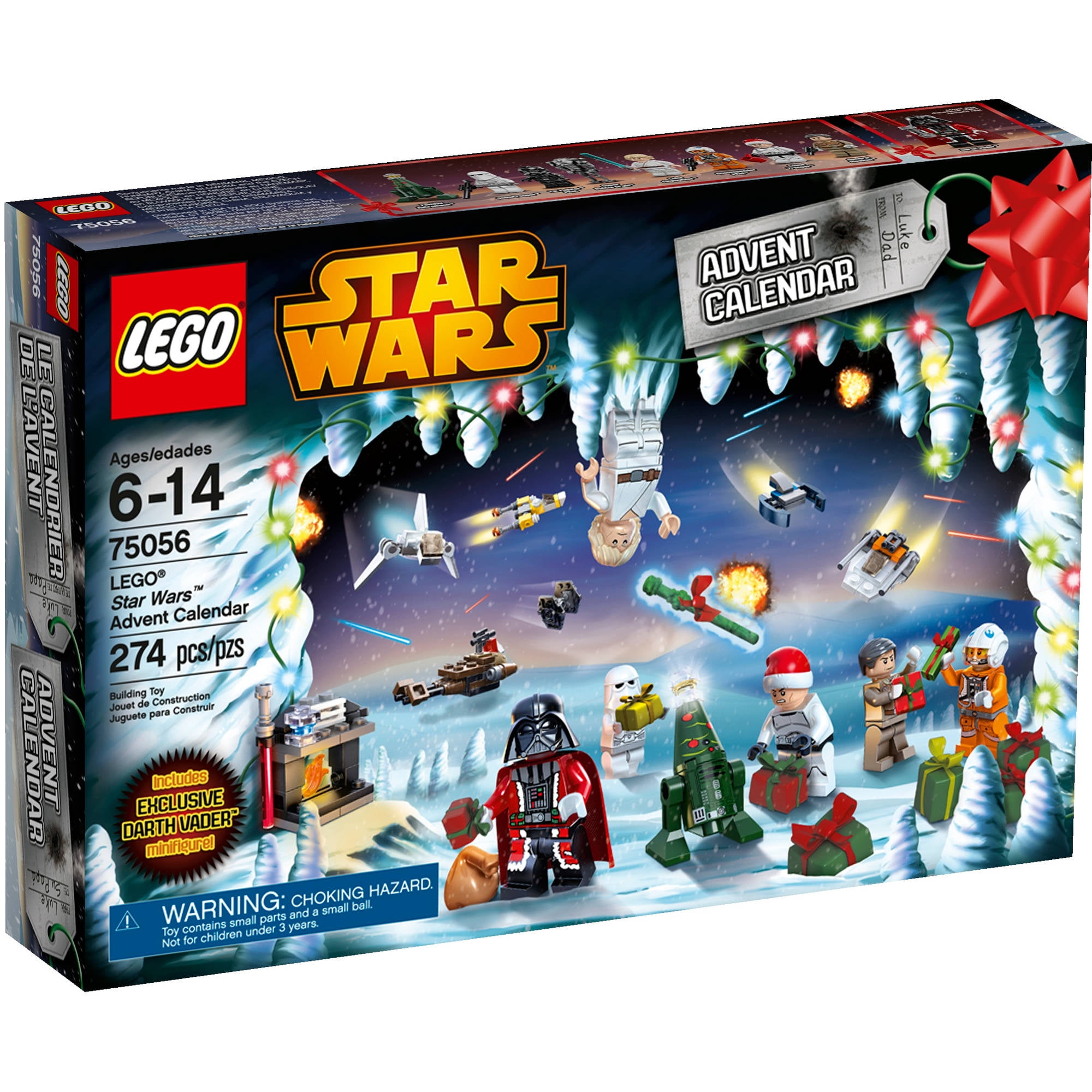 LEGO 75279 Star Wars Calendrier de l’Avent LEGO Star Wars 2020 mini jeu de Construction de Noël avec des Vaisseaux et des personnages emblématiques