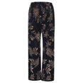 thumbnail image 5 of DHFJKG Bohemian Pants Women Wide Leg Flowy Palazzo Lightweight Stretchy Soft High Rise Elastic Waist Pants Casual Summer Beach Trendy Trousers, 5 of 8