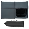 thumbnail image 3 of 4-Door Breathable Bed Tent - Blackout Privacy Tent with Fiber Poles for Twin to Queen Beds, 3 of 12