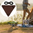 thumbnail image 1 of Taburete plegable portátil con trípode de tela para pesca al aire libre, funda de tela para asiento, impermeable, ligero para viajes, senderismo, jard marrón, 1 of 7