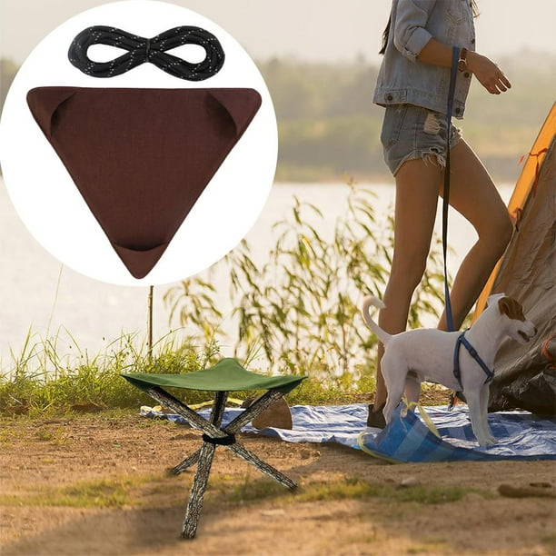 plegable Taburete de tela Ligero Picnic Silla de camping Paño Impermeable DIY shamjiam Funda de asiento de trípode
