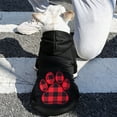 thumbnail image 6 of Plaid Dog Hoodies Love Heart Pattern Warm Fashion Pullover Pet Sweatshirt Winter Two-Legged Clothes, Ideal for Small Medium Large Dogs, 6 of 8