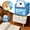 Blue, variant on olkpmnmk 1Pc Sticky Notes, Glittery Full Adhesive Sticker Notes with Cute Box, Cartoon Pull-out Pearlescent Sticky Notes, Portable Pull Design Sticky Notes for Office Classroom Essentials