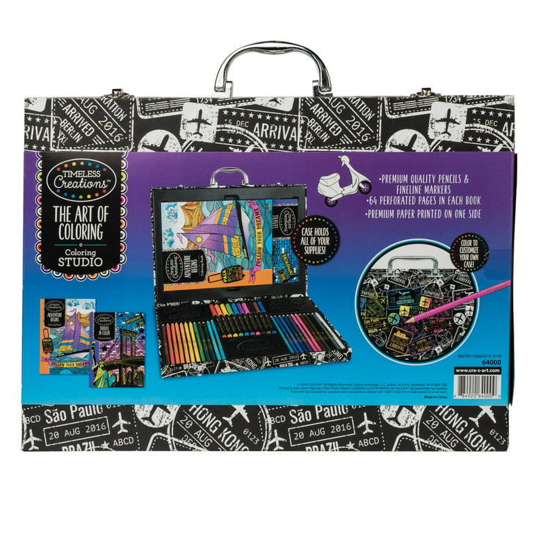 Cra-Z-Art Timeless Creations Multicolor Adult Coloring Drawing Set,  Beginner to Expert - Coupon Codes, Promo Codes, Daily Deals, Save Money  Today