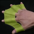 thumbnail image 4 of Huanledash 1 Pair Children Adult Silicone Hand Paddle Flippers Swimming Webbed Gloves Dive, 4 of 7