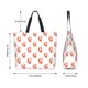 thumbnail image 5 of Easygdp Orange Fox Bolsas Tote para Mujer, Bolsos de Hombro para Viaje, Bolsos de Mano de Gran Capacidad para Compras y Trabajo, 5 of 8