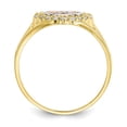 thumbnail image 2 of 10K Two-Tone Gold Ring Band Themed Cubic Zirconia CZ, 2 of 5