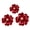 A, variant on Ruanlalo 3Pcs Artificial Flower Three-Dimensional Design Festival Atmosphere Warm Joyful Colors Decorative Paper Flowers Home Party Office Gift Background Wall Decor