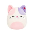 thumbnail image 1 of Squishmallows 5 po PELUCHE de la SAINT-VALENTIN - Nell - CHAT CALICO ROSE ET MAUVE avec VENTRE ROSE, YEUX FERMÉS et COEUR ROUGE., 1 of 5
