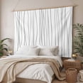 thumbnail image 3 of Gray Large Tapestry for Bedroom Wall Hanging Tapestry,Abstract Lines Gradient Minimalist Modern Texture Ceiling Backdrop Tapestries Poster Blanket Wall Decor for Teens Room Living Room 100" x 59", 3 of 8