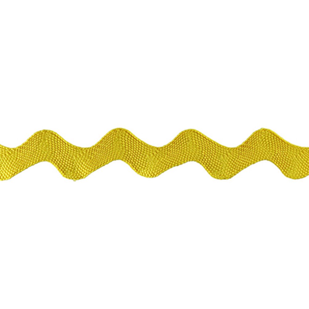 Jumbo Rick Rack Trim 11/8" x 6ft Yellow