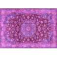 thumbnail image 1 of Ahgly Company Indoor Rectangle Medallion Purple Traditional Area Rugs, 7' x 10', 1 of 4