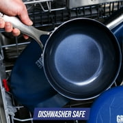 Blue Diamond Toxin Free Ceramic Nonstick Safe Open Frypan/Skillet, 10